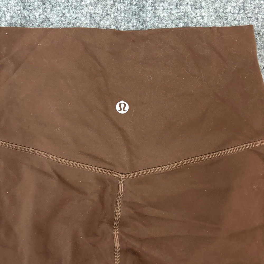 Lululemon Align High Rise Shorts Brown Womens Size 4 Yoga Biker Short - Picture 5 of 6